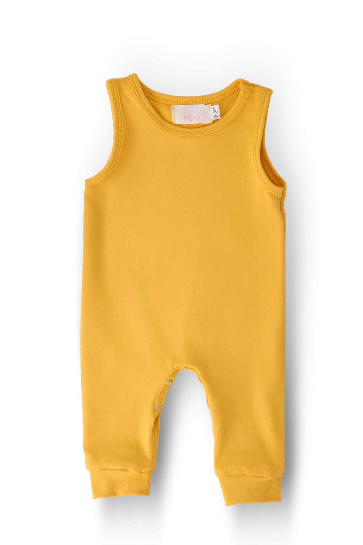 Mustard Tank One-Piece Jogger-Mila & Rose ®