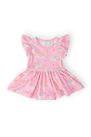 My Little Unicorn S/S Flutter Twirl Bodysuit-Mila & Rose ®