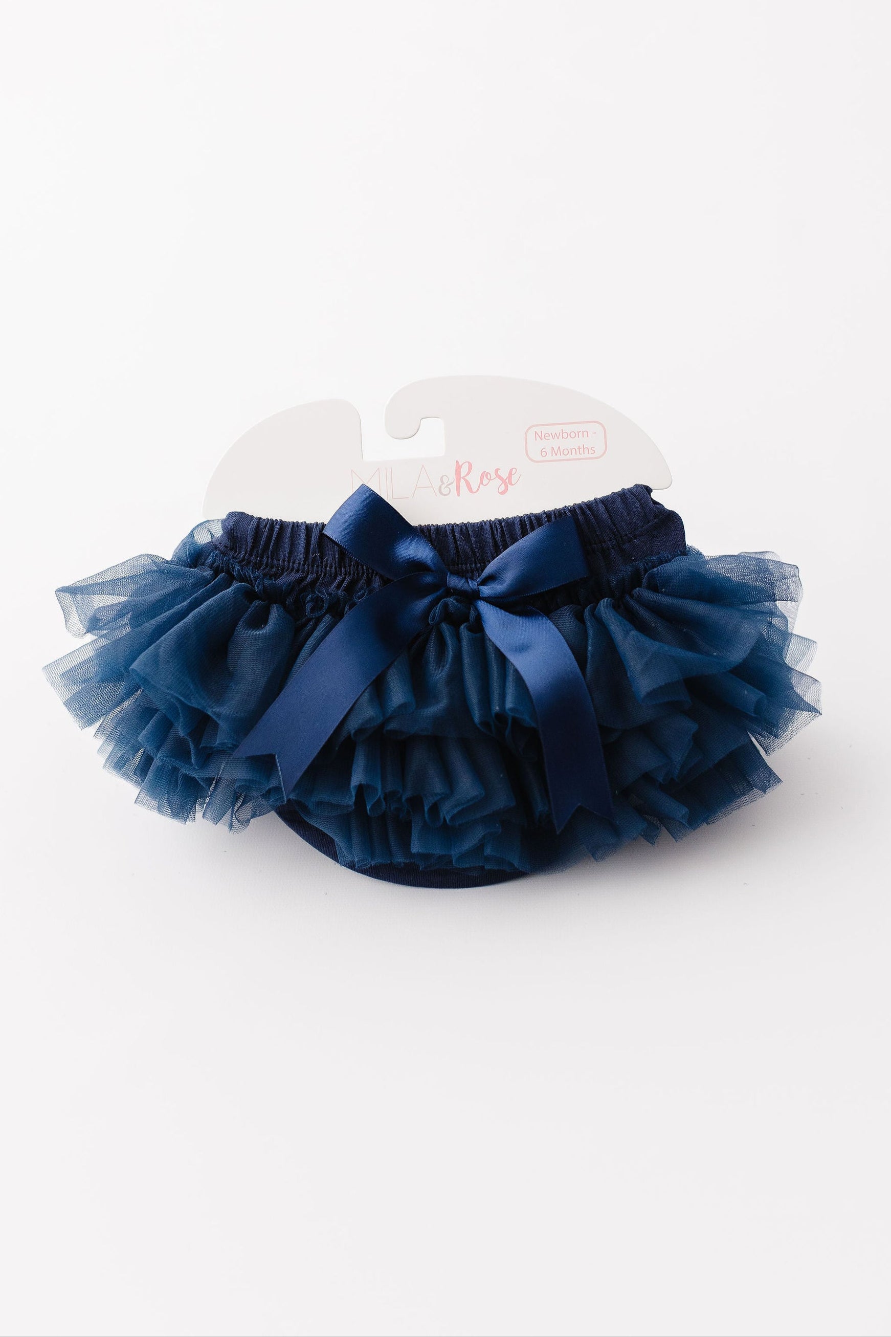 Navy Blue Ruffle Tutu Bloomer-Mila & Rose ®