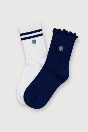 Navy Sweet & Sporty Sock SET-Mila & Rose ®