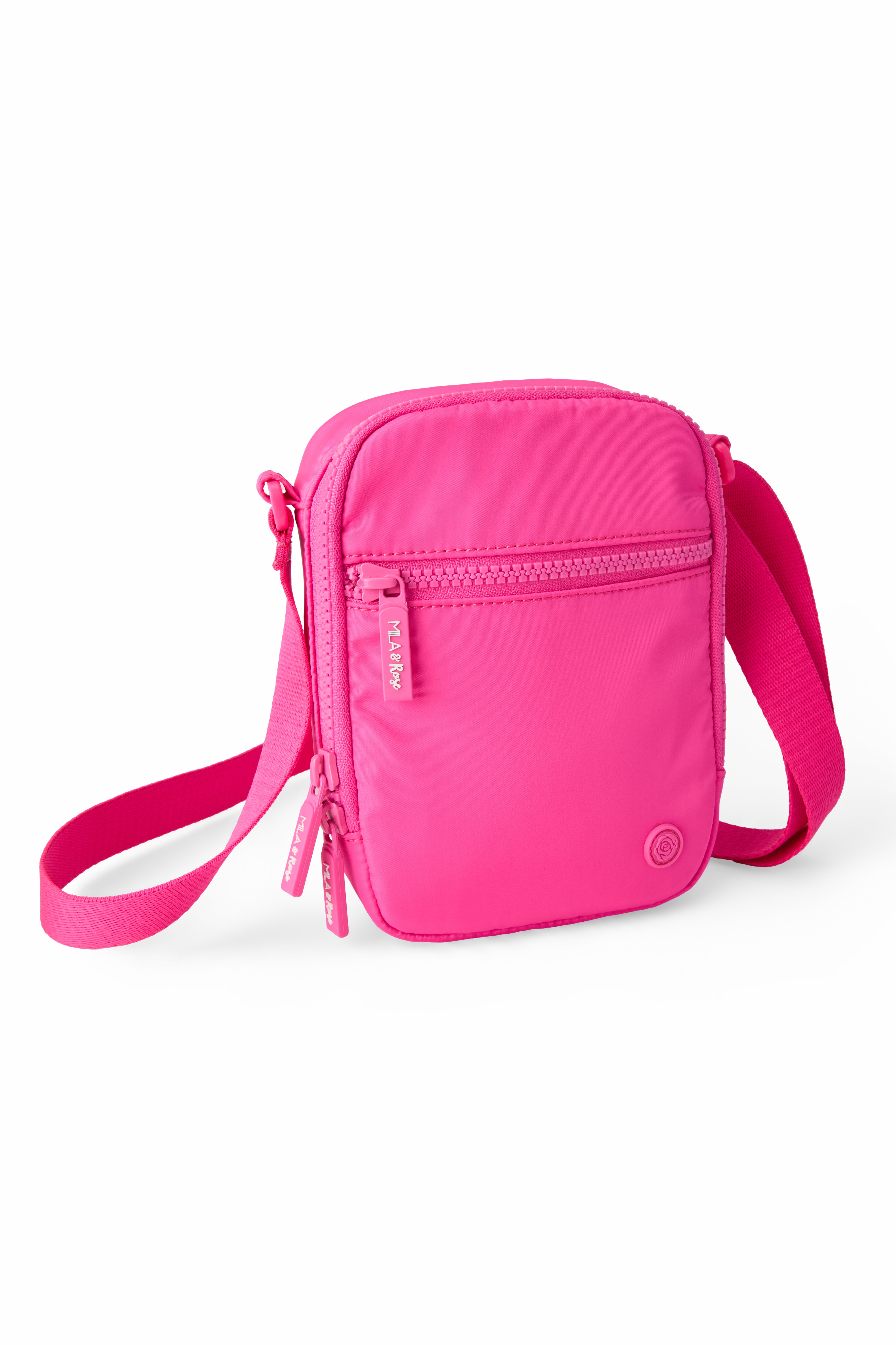 Neon Pink Crossbody Bag-Mila & Rose ®