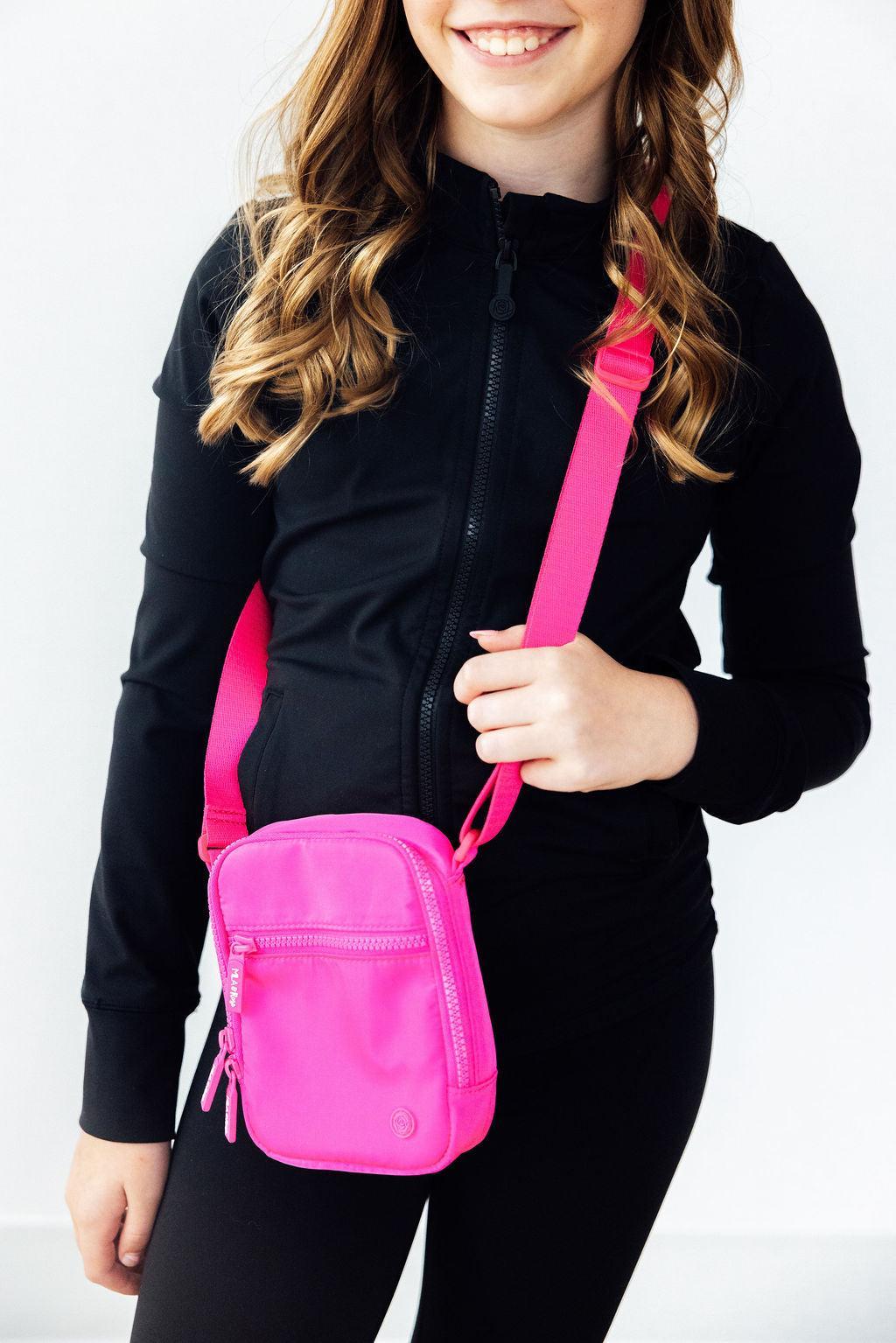 Neon Pink Crossbody Bag-Mila & Rose ®