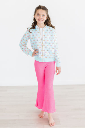 Neon Pink Scrunchy Bells-Mila & Rose ®