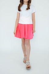 Neon Pink Twirl Skort-Mila & Rose ®