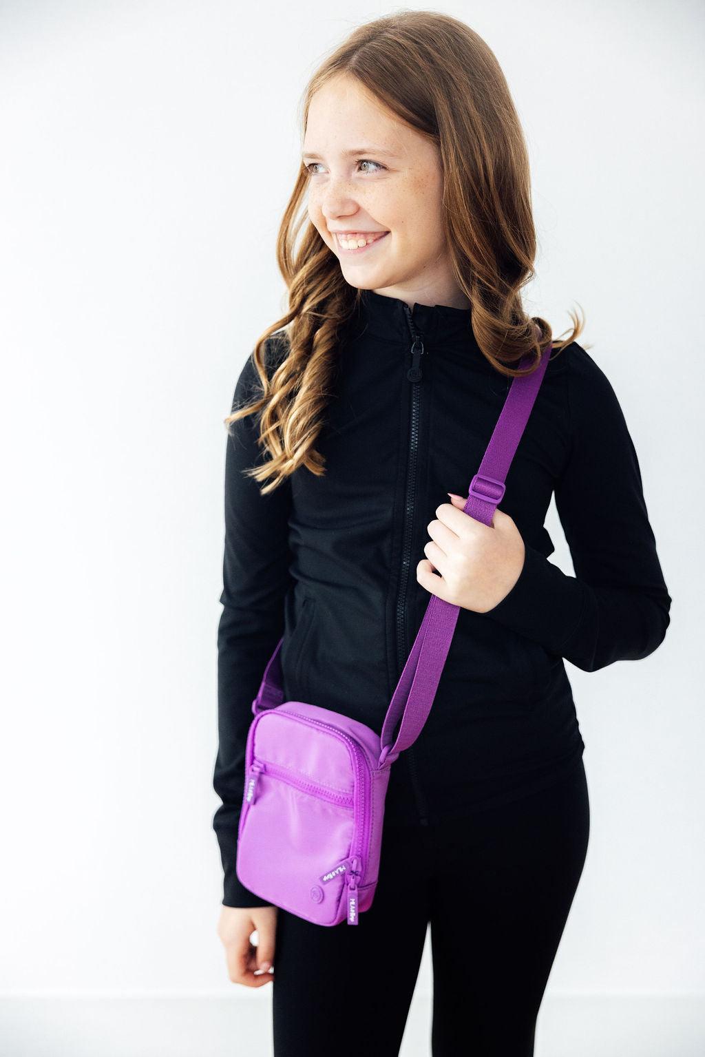 Neon Purple Crossbody Bag-Mila & Rose ®
