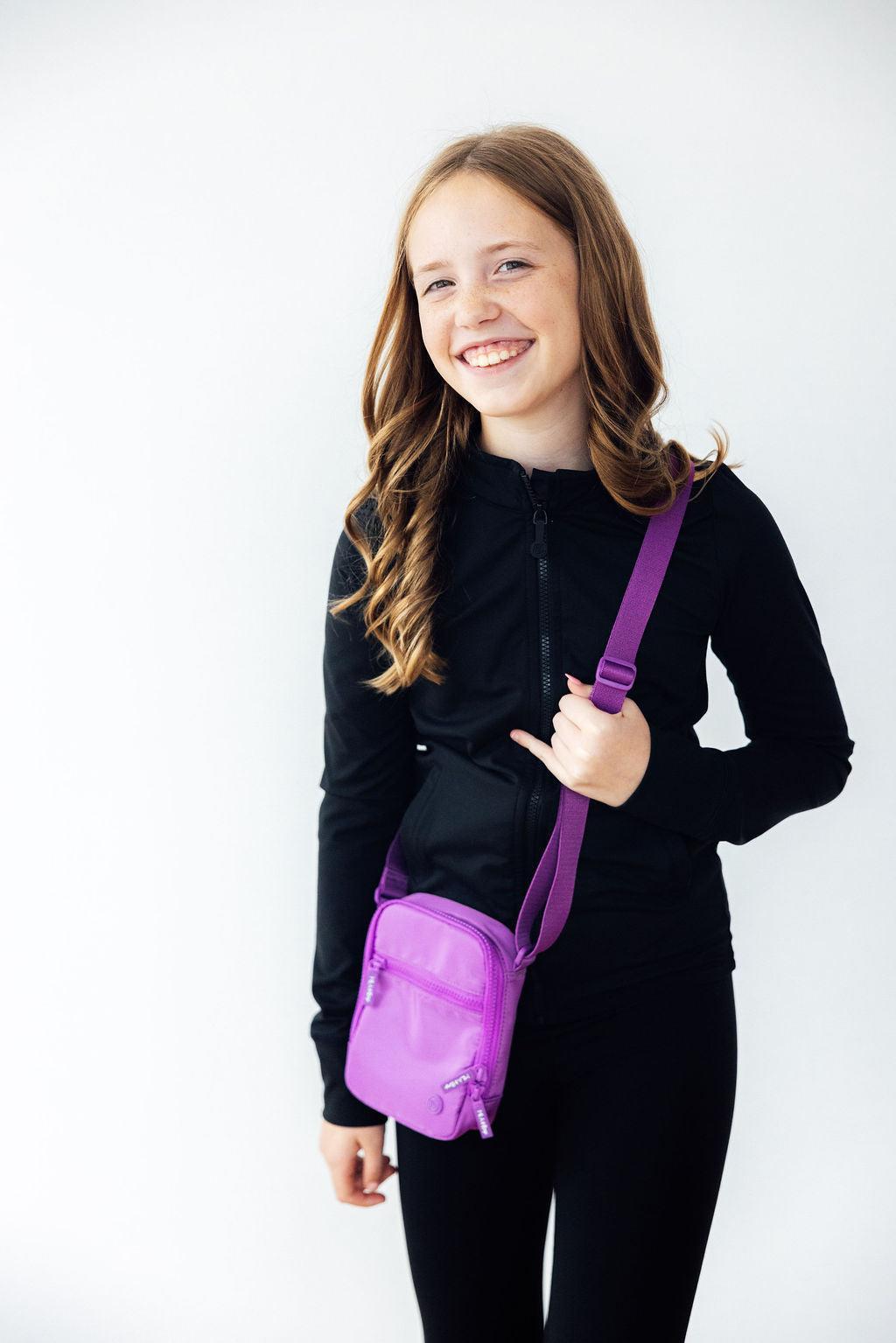 Neon Purple Crossbody Bag-Mila & Rose ®