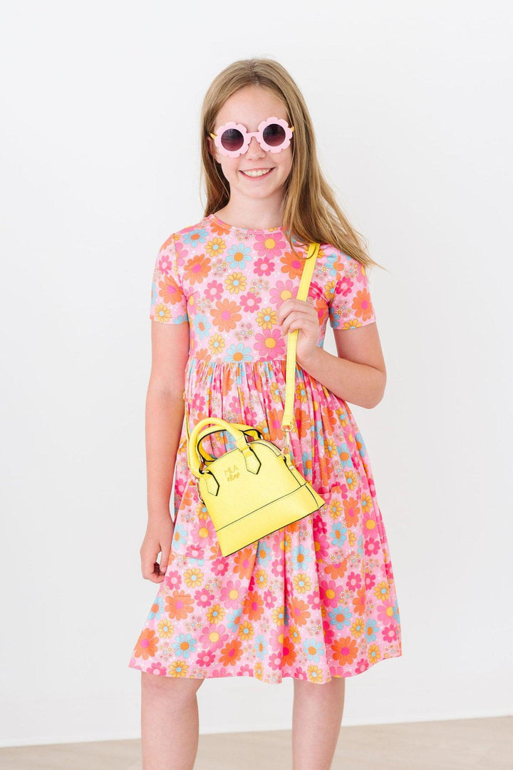Petal Pop S/S Pocket Twirl Dress-Mila & Rose ®