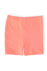 Neon Coral Twirl Shorts-Mila & Rose ®