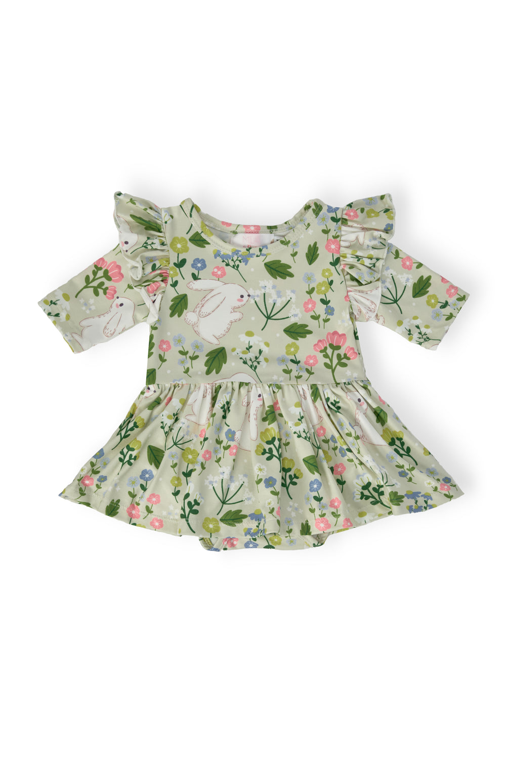 No Bunny Like You 3/4 Sleeve Flutter Twirl Bodysuit-Mila & Rose ®