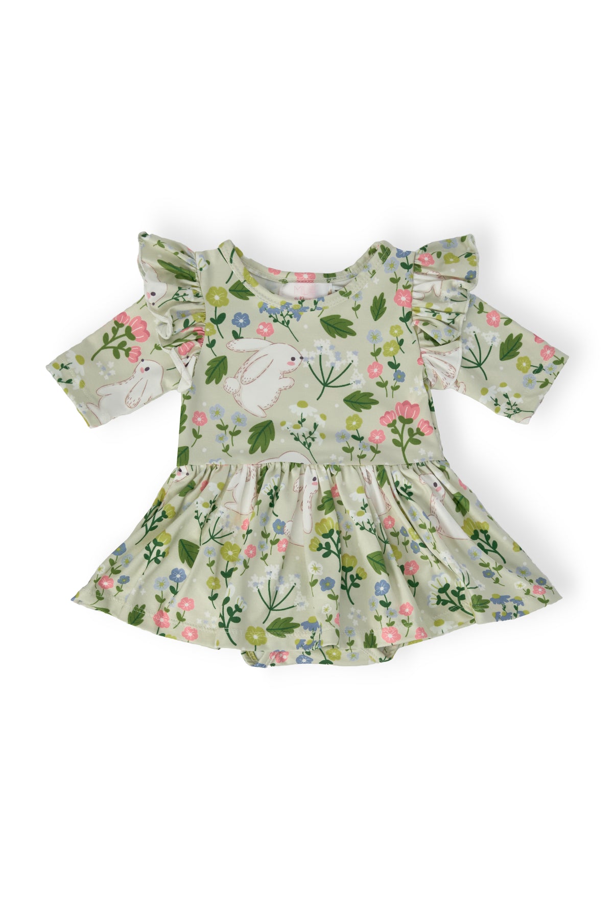 No Bunny Like You 3/4 Sleeve Flutter Twirl Bodysuit-Mila & Rose ®