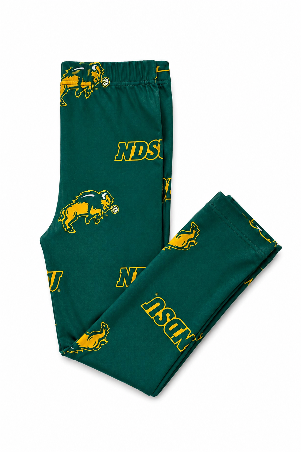 North Dakota State University Green Bison Leggings
