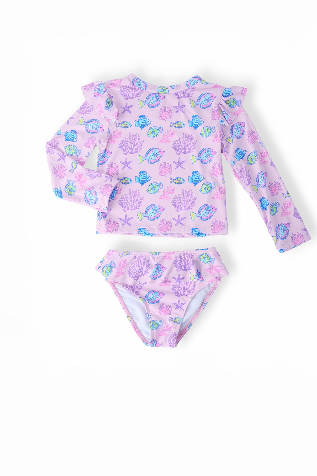 Ocean Friends L/S Flutter Rashguard Swimsuit Set-Mila & Rose ®