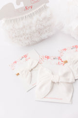 Off White Ruffle Bum Bloomer-Mila & Rose ®
