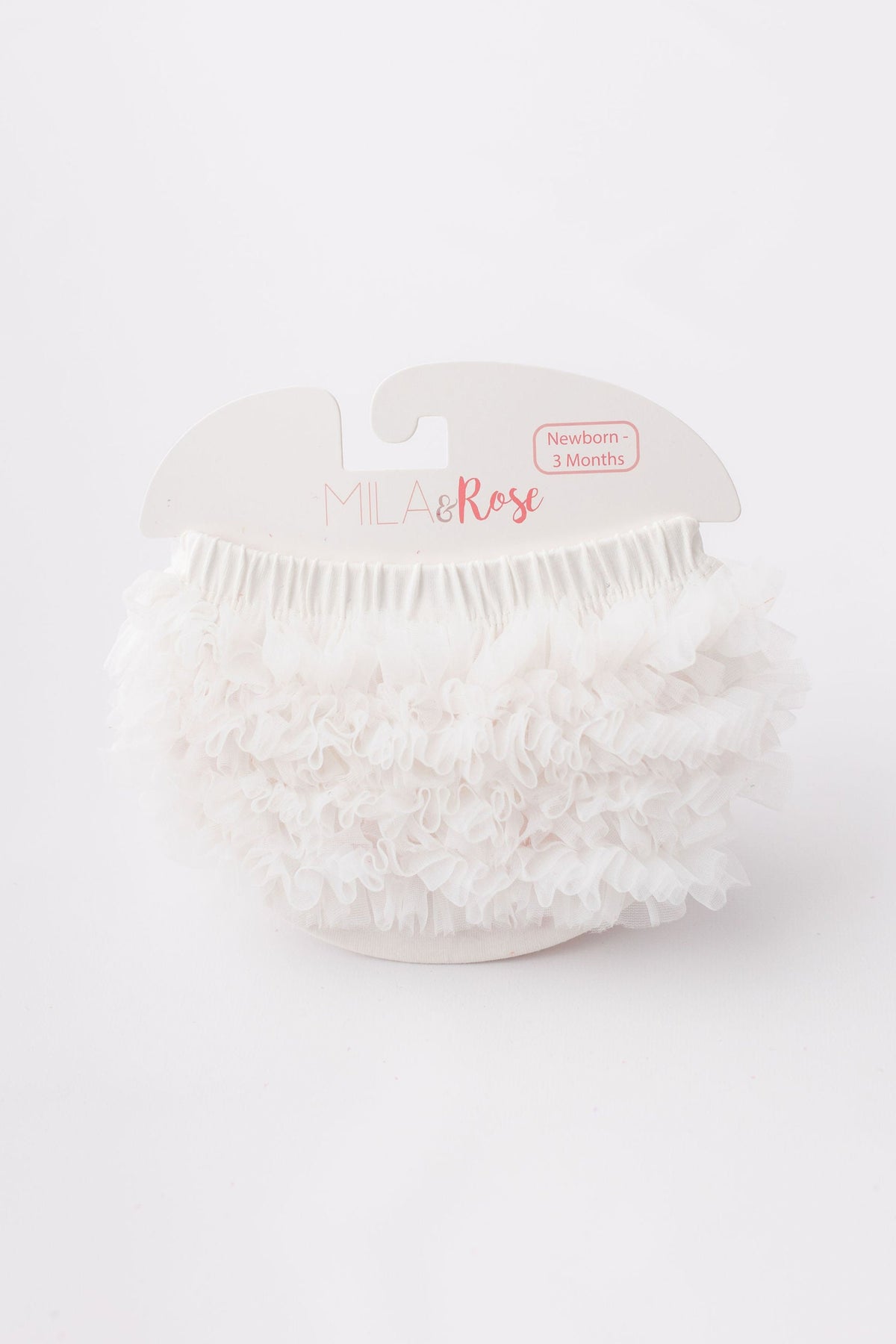 Off White Ruffle Bum Bloomer-Mila & Rose ®