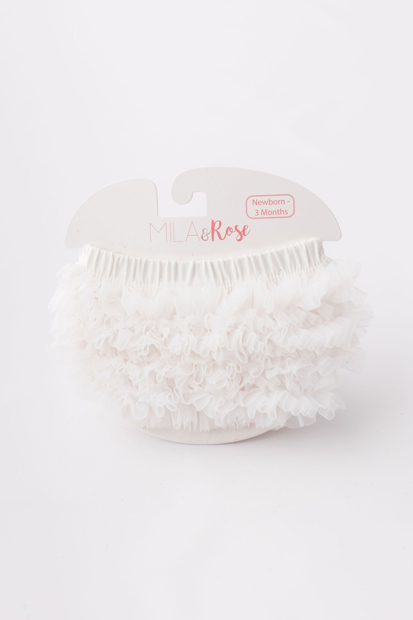Off White Ruffle Bum Bloomer-Mila & Rose ®