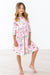 Once Upon a Time 3/4 Sleeve Pocket Twirl Dress-Mila & Rose ®