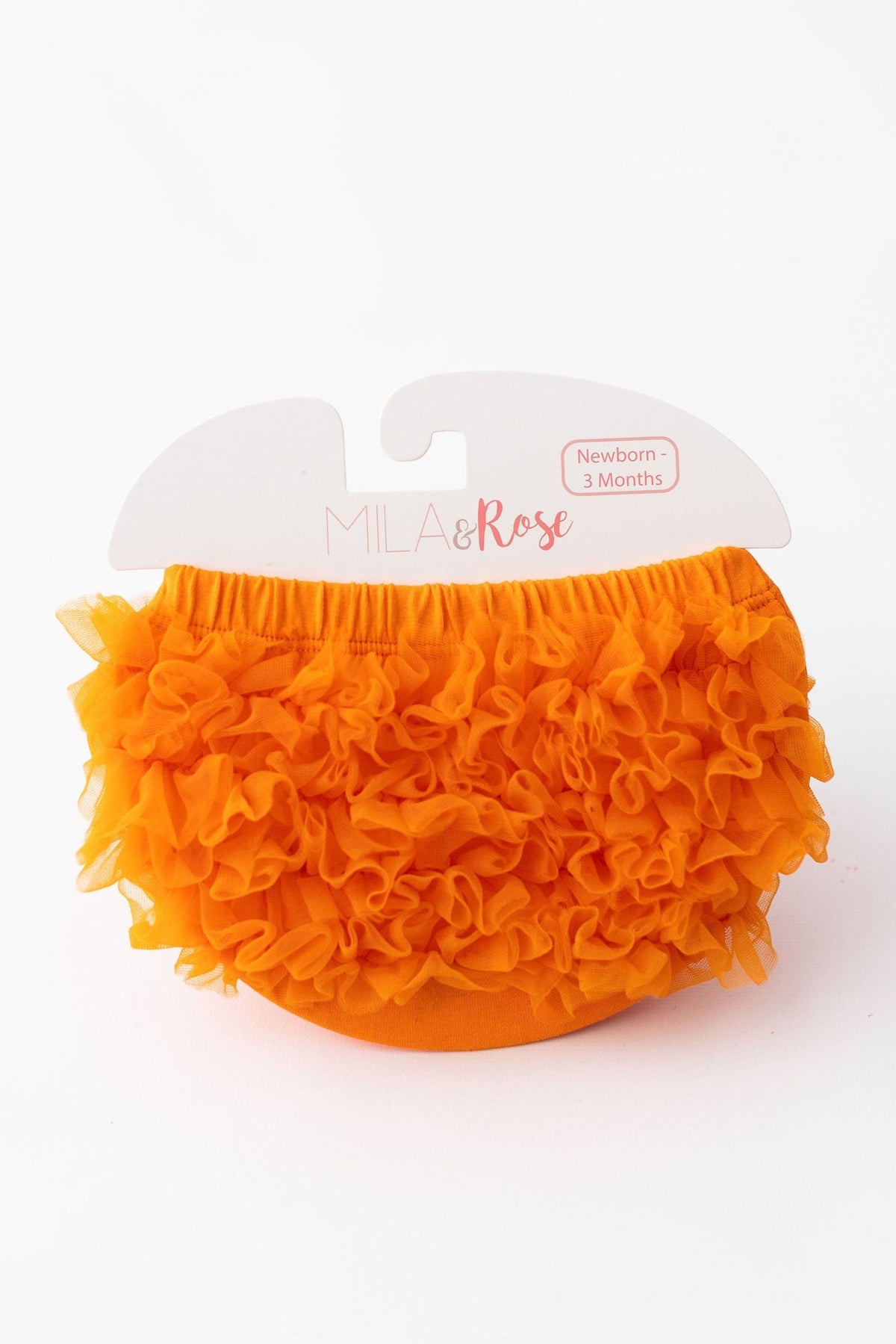 Orange Ruffle Bum Bloomer-Mila & Rose ®