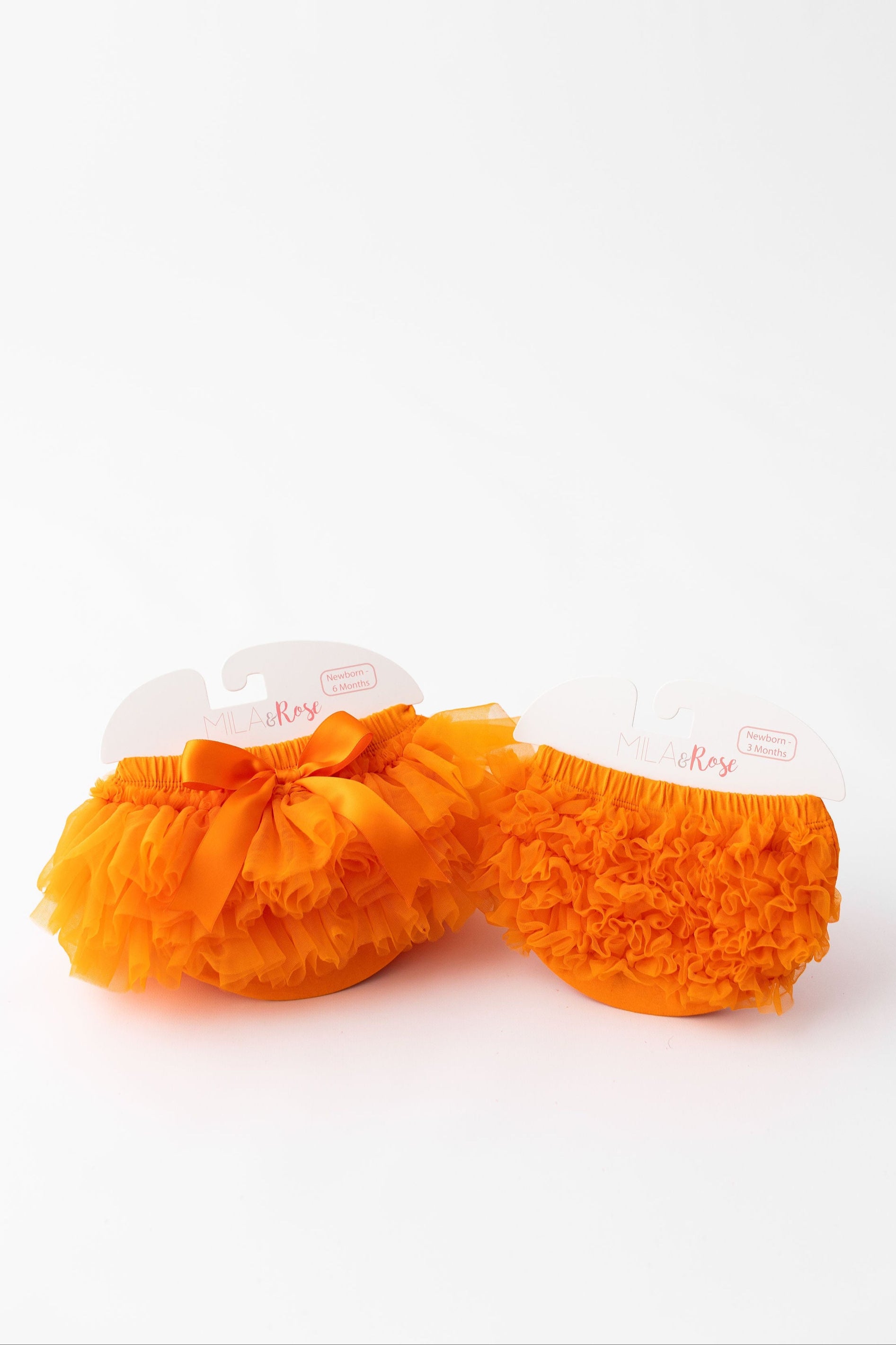 Orange Ruffle Tutu Bloomer-Mila & Rose ®