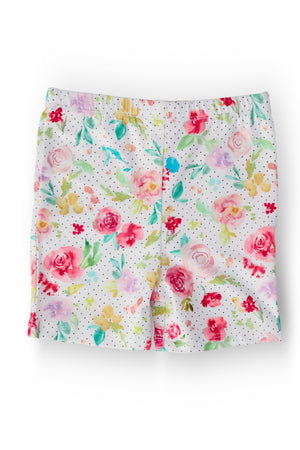Painted Posies Twirl Shorts-Mila & Rose ®