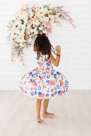 Party in the USA Tank Twirl Dress-Mila & Rose ®
