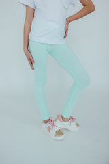 Pastel Green Leggings-Mila & Rose ®