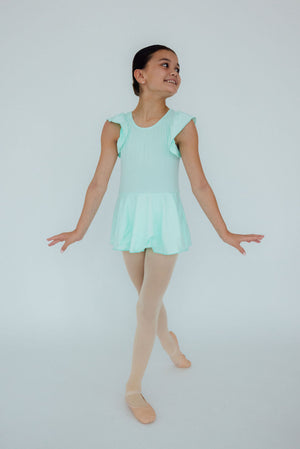 Pastel Green S/S Twirl Leotard-Mila & Rose ®