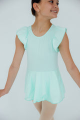Pastel Green S/S Twirl Leotard-Mila & Rose ®