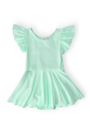 Pastel Green S/S Twirl Leotard-Mila & Rose ®