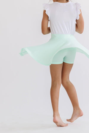 Pastel Green Twirl Skort-Mila & Rose ®