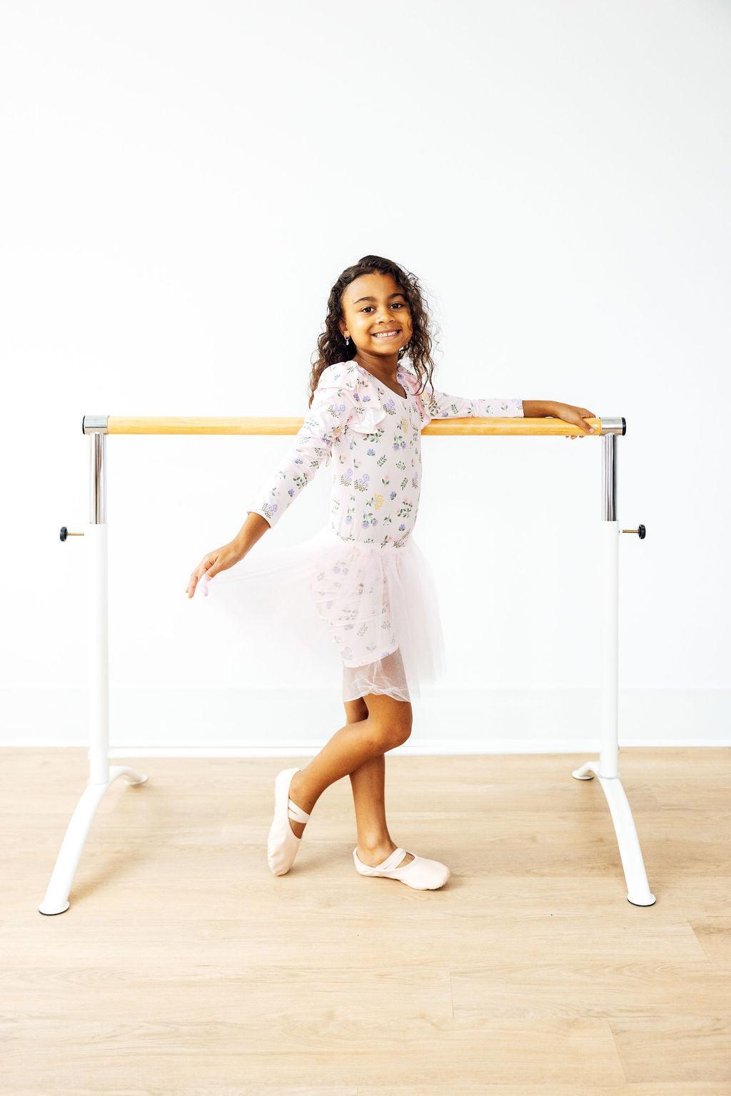 Pastel Petals L/S Flutter Sleeve Leotard-Mila & Rose ®