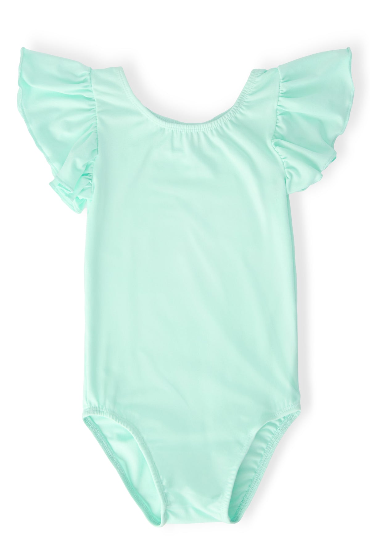 Pastel Green S/S Flutter Sleeve Leotard-Mila & Rose ®