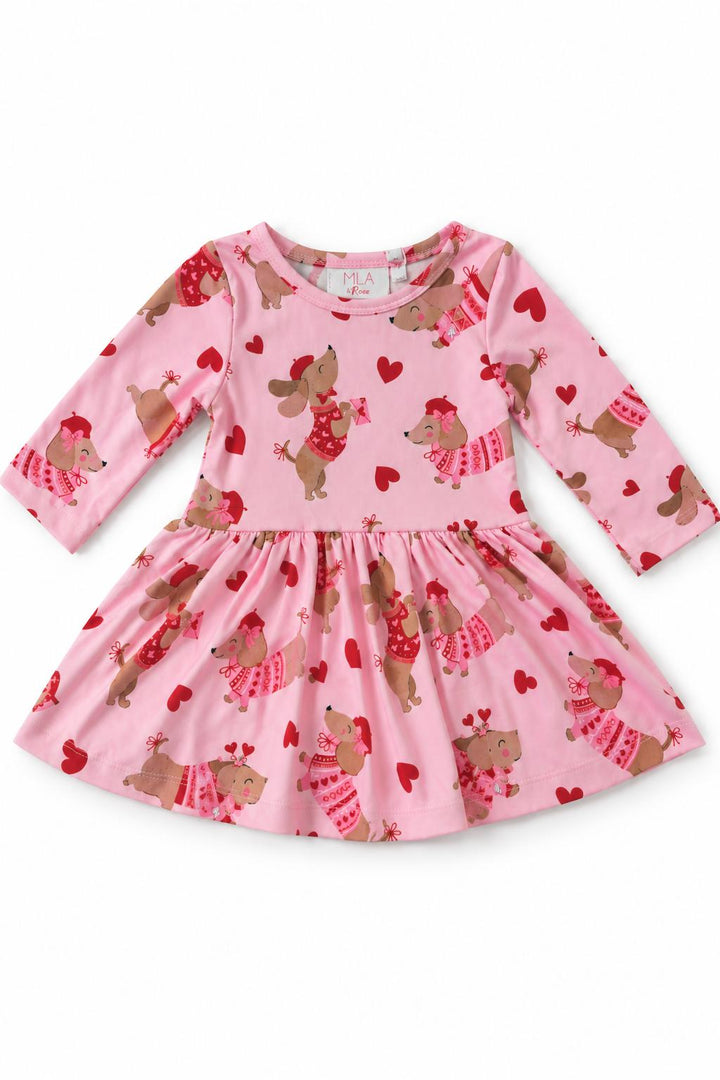 Love Letters L/S Twirl Bodysuit-Mila & Rose ®
