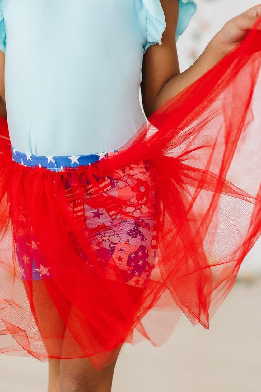 SALE Patriotic Patchwork Tutu Shorts-Mila & Rose ®