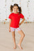 Patriotic Plaid Twirl Shorts-Mila & Rose ®