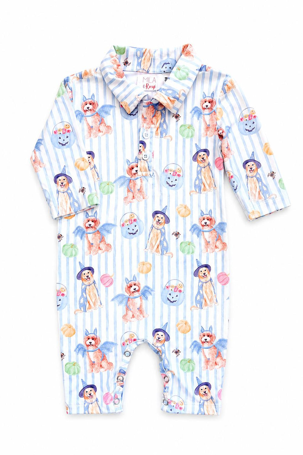 Pawsitively Spooky L/S Polo One-Piece-Mila & Rose ®