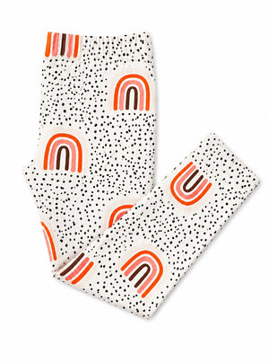 Peach Rainbow Leggings-Mila & Rose ®