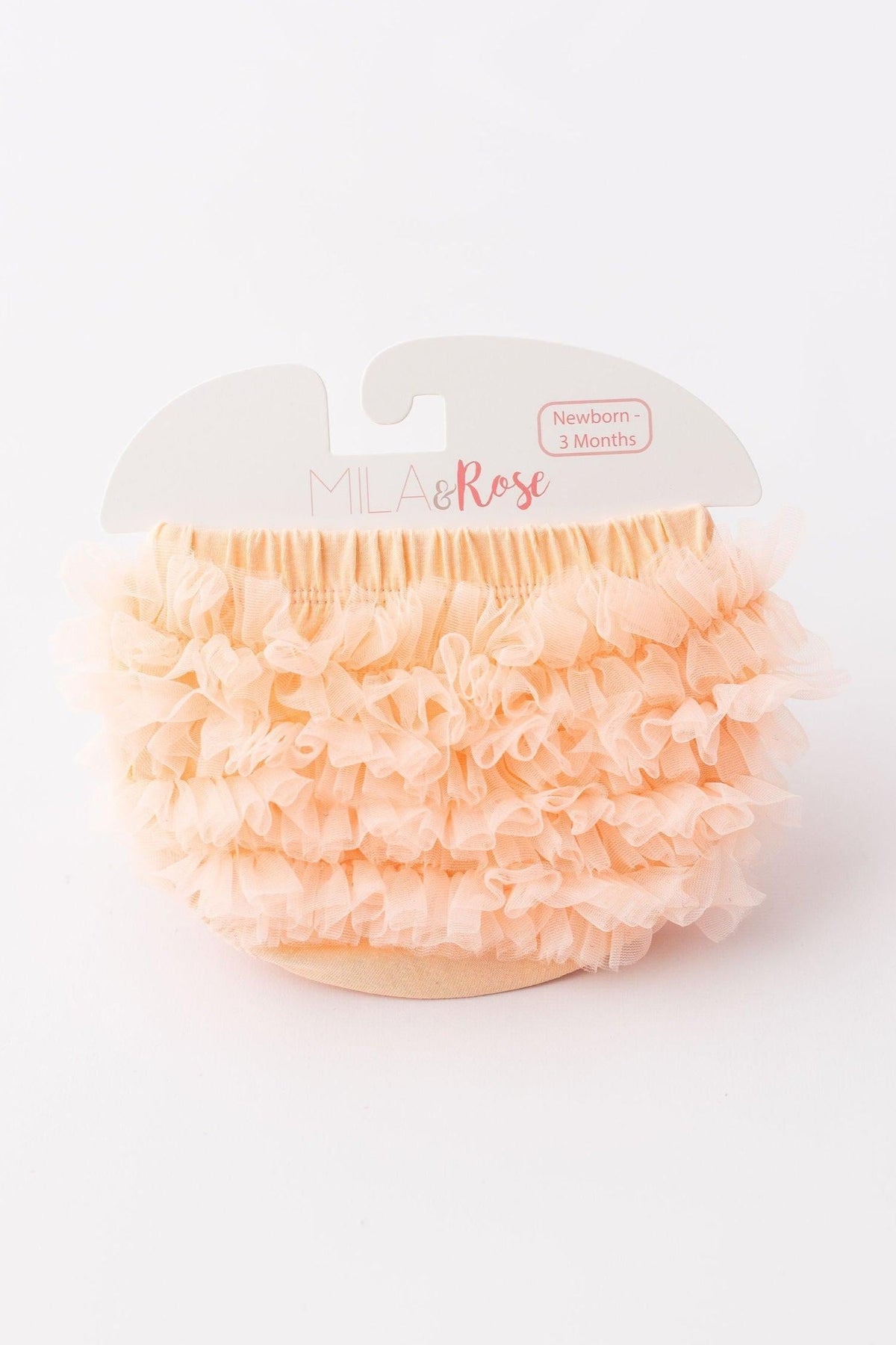 Peach Ruffle Bum Bloomer-Mila & Rose ®