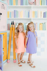 Periwinkle T-Shirt Dress-Mila & Rose ®