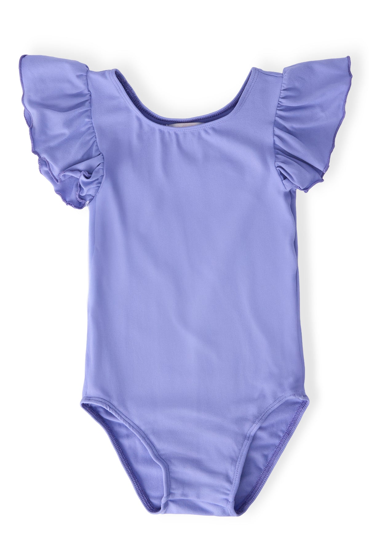 Periwinkle S/S Flutter Sleeve Leotard-Mila & Rose ®