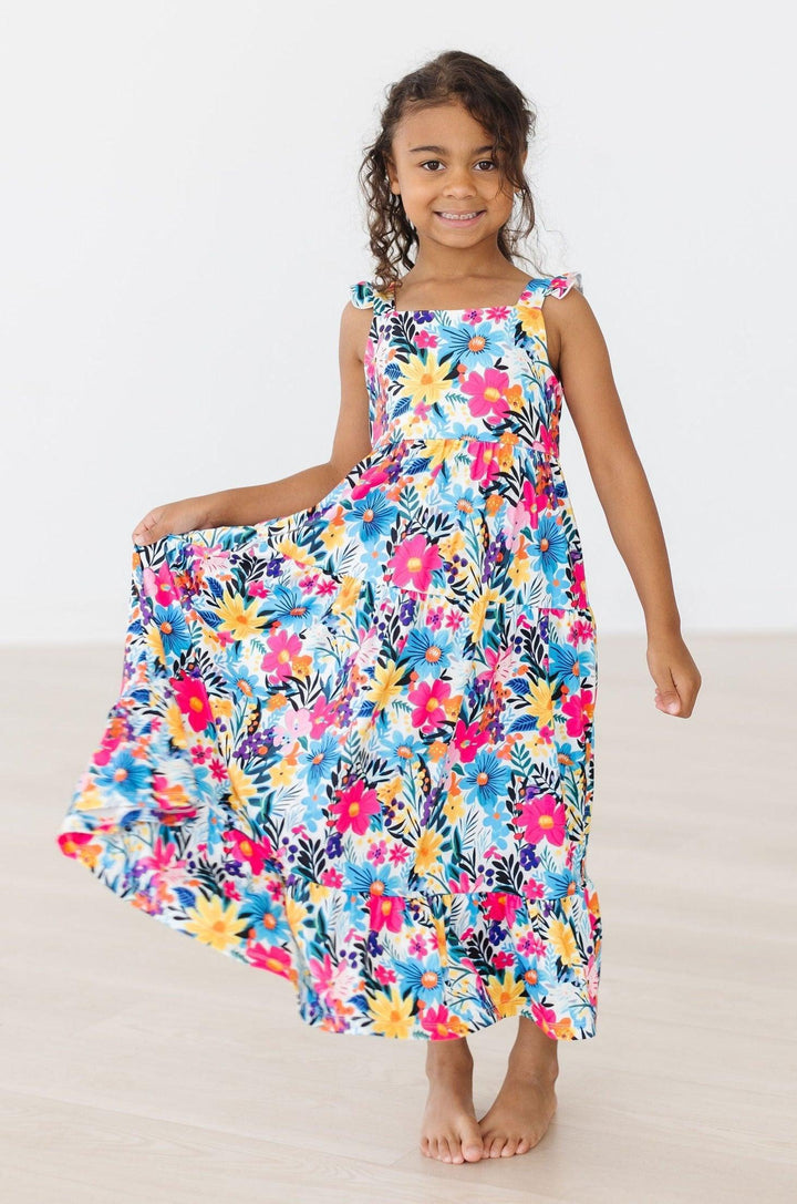 Petal Paradise Ruffle Maxi Dress-Mila & Rose ®