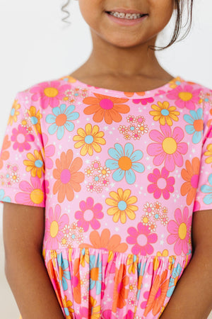 Petal Pop S/S Pocket Twirl Dress-Mila & Rose ®