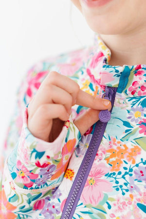 Mila & Rose Petal Power Full-Zip Ruffle Active Jacket main image 1