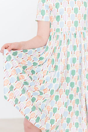 SALE Pickleball S/S Pocket Twirl Dress-Mila & Rose ®