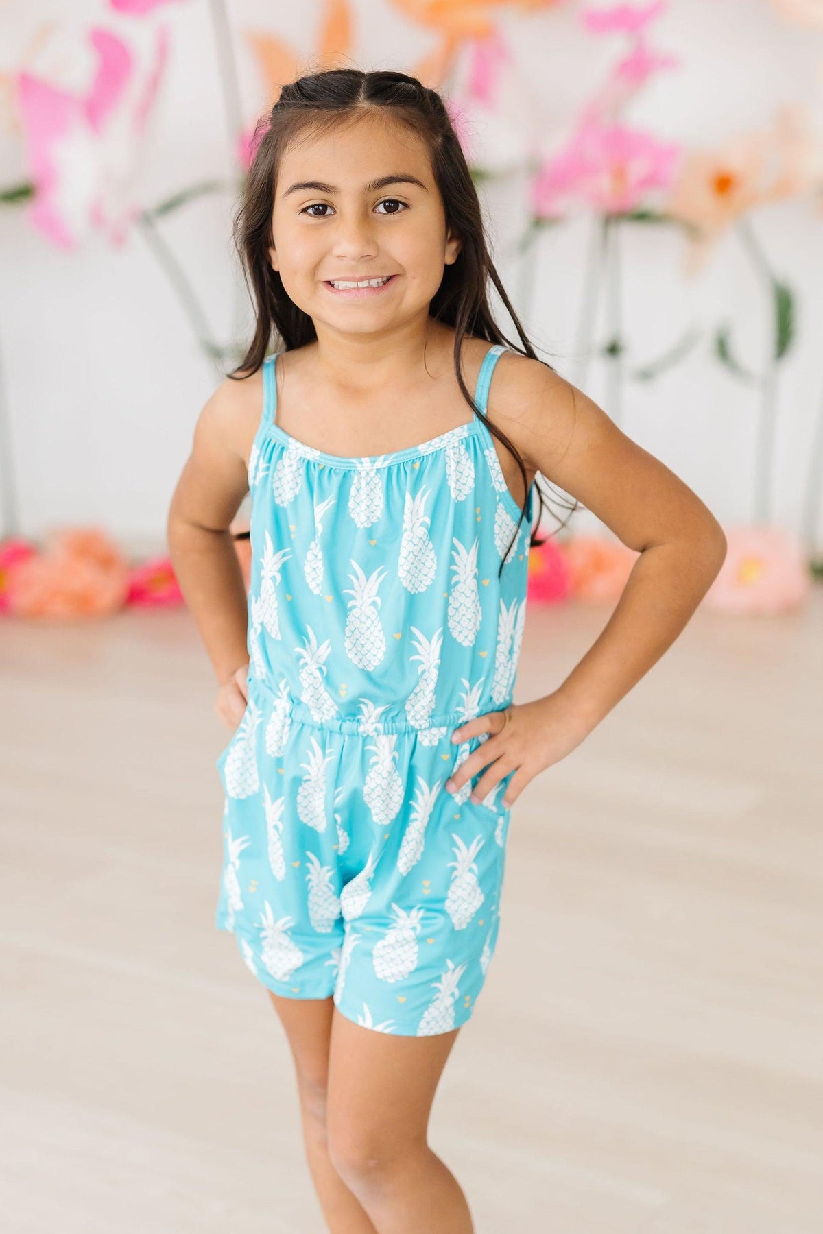 Pineapple Party Strappy Play Romper-Mila & Rose ®