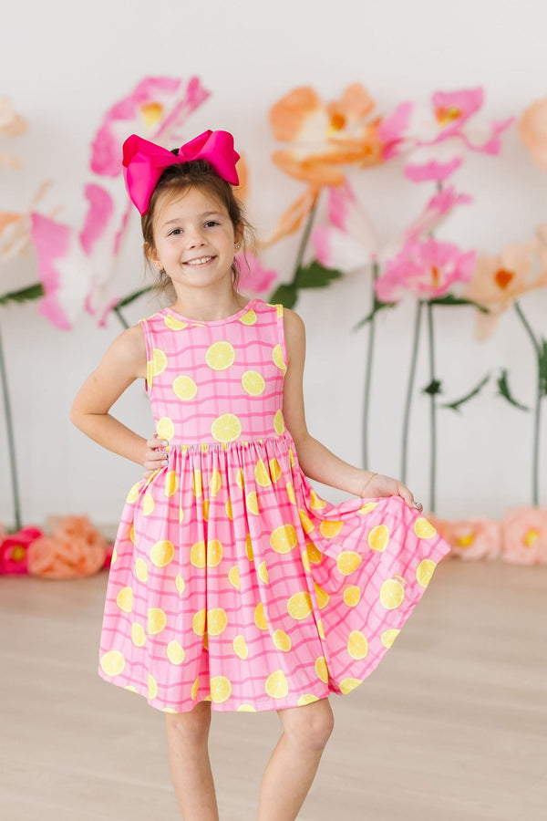 Pink Lemonade Tank Twirl Dress 7/8