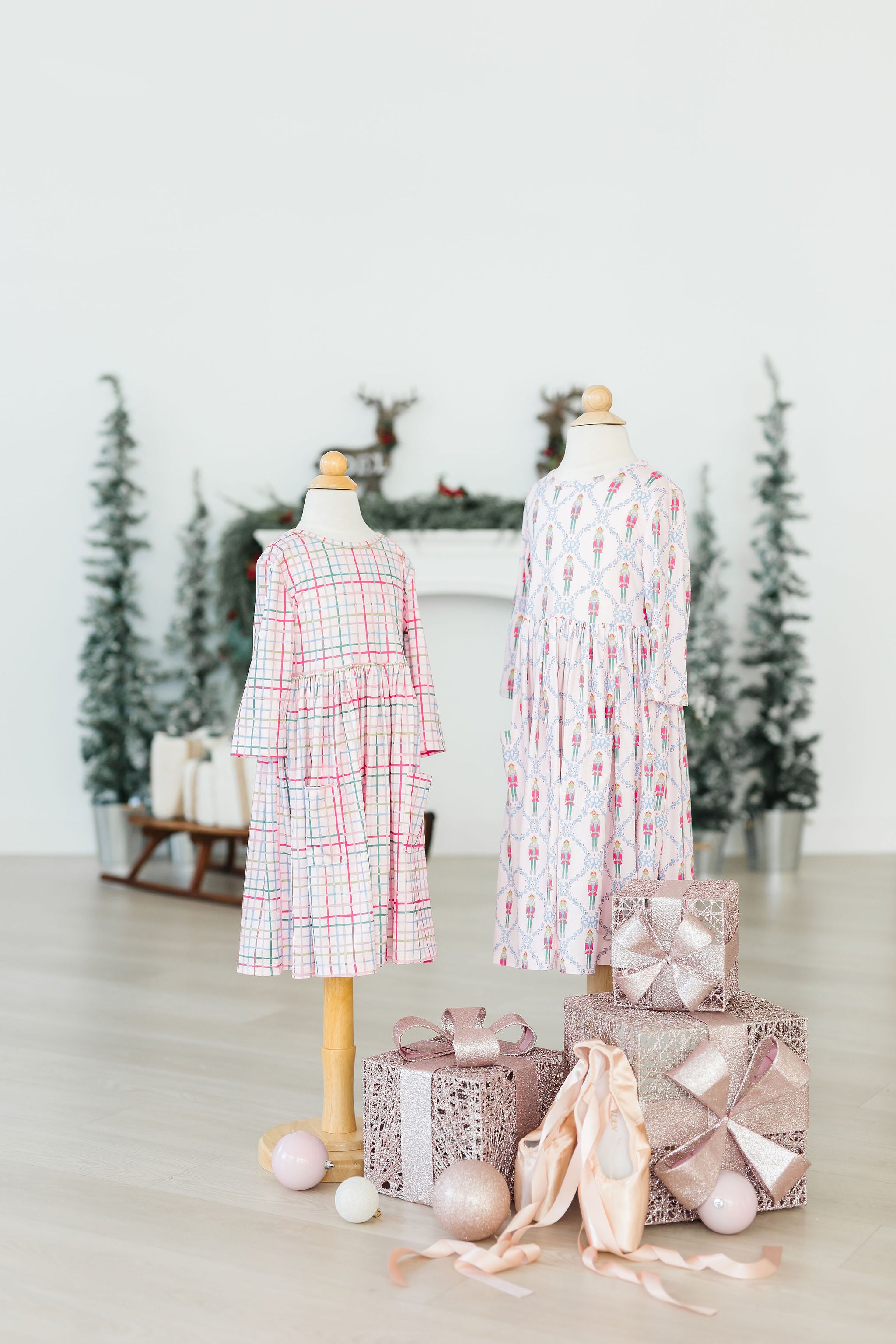 mila and rose christmas dresses Mila & Rose Christmas Ballet Ruffle Twirl Dress