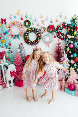 Pink Nutcracker 3/4 Sleeve Pocket Twirl Dress-Mila & Rose ®