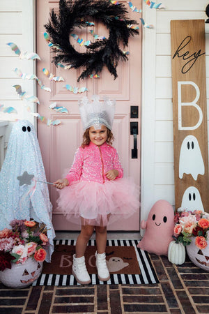 Pink Velvet Sequin Jacket-Mila & Rose ®