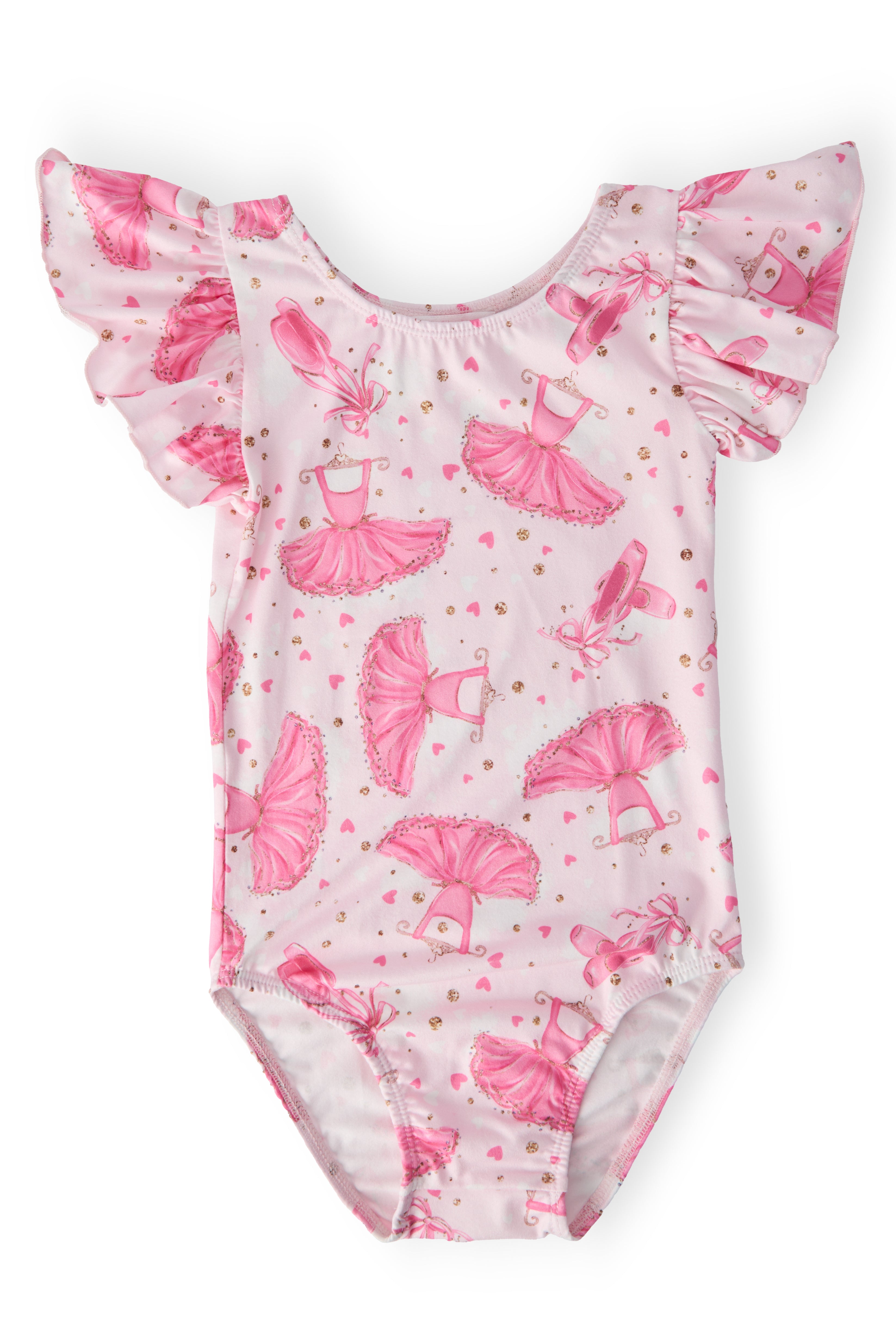 Pirouette S/S Flutter Sleeve Leotard-Mila & Rose ®