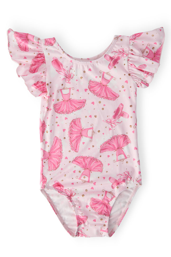 Pirouette S/S Flutter Sleeve Leotard-Mila & Rose ®